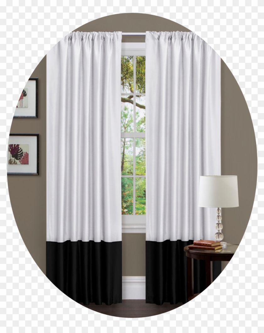 Curtains - 2 Renkli Fon Perde Modelleri Clipart