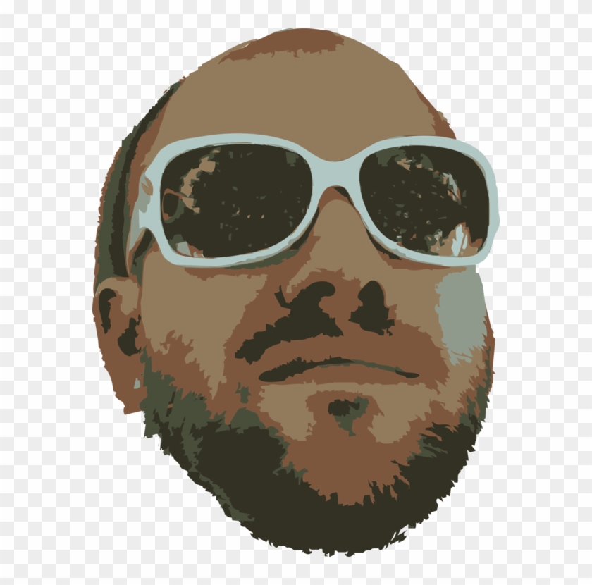 Sunglasses Goggles Man Snout - Clip Art - Png Download