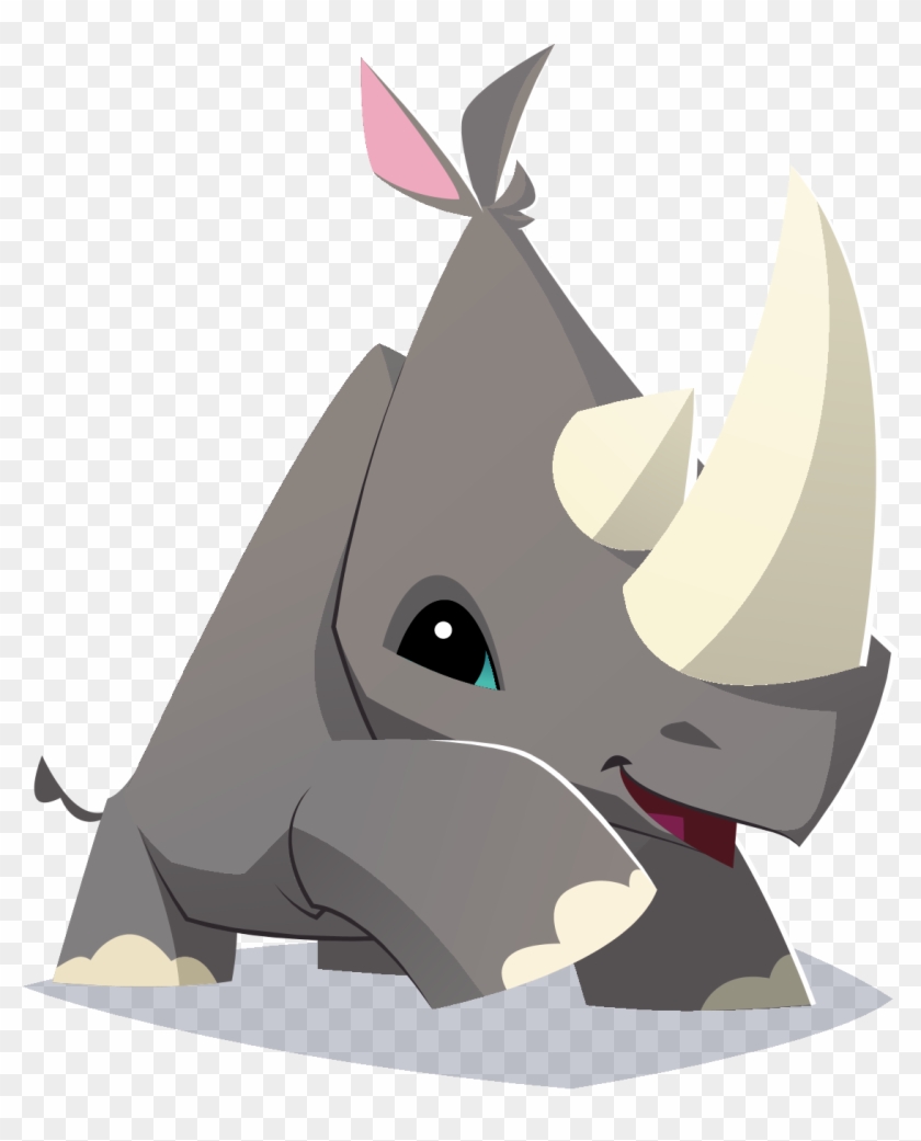 Rhino Png - Animal Jam Animals Rhino Clipart #1174155