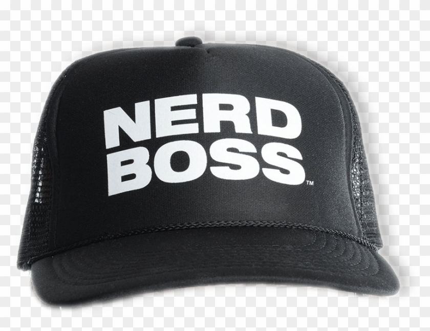 Nerd Boss Trucker Hat - Nerd Hat Clipart #1174340