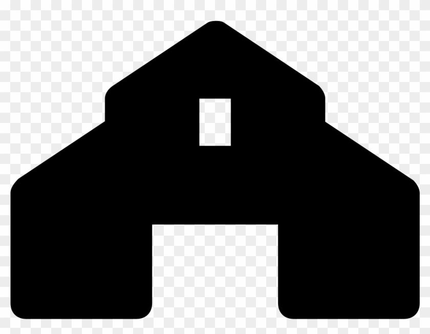 Svg Royalty Free Library Barn Icon Free Download Png - Granja Simbolo Png Clipart