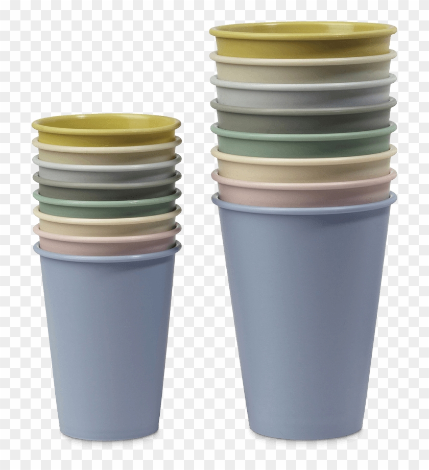 Set Of 8 Large Tumblers - Ceramic Clipart #1175109