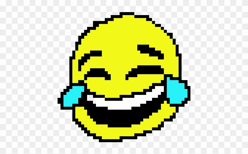 Crying Face Emoji Png - Laughing Crying Emoji Pixel Clipart
