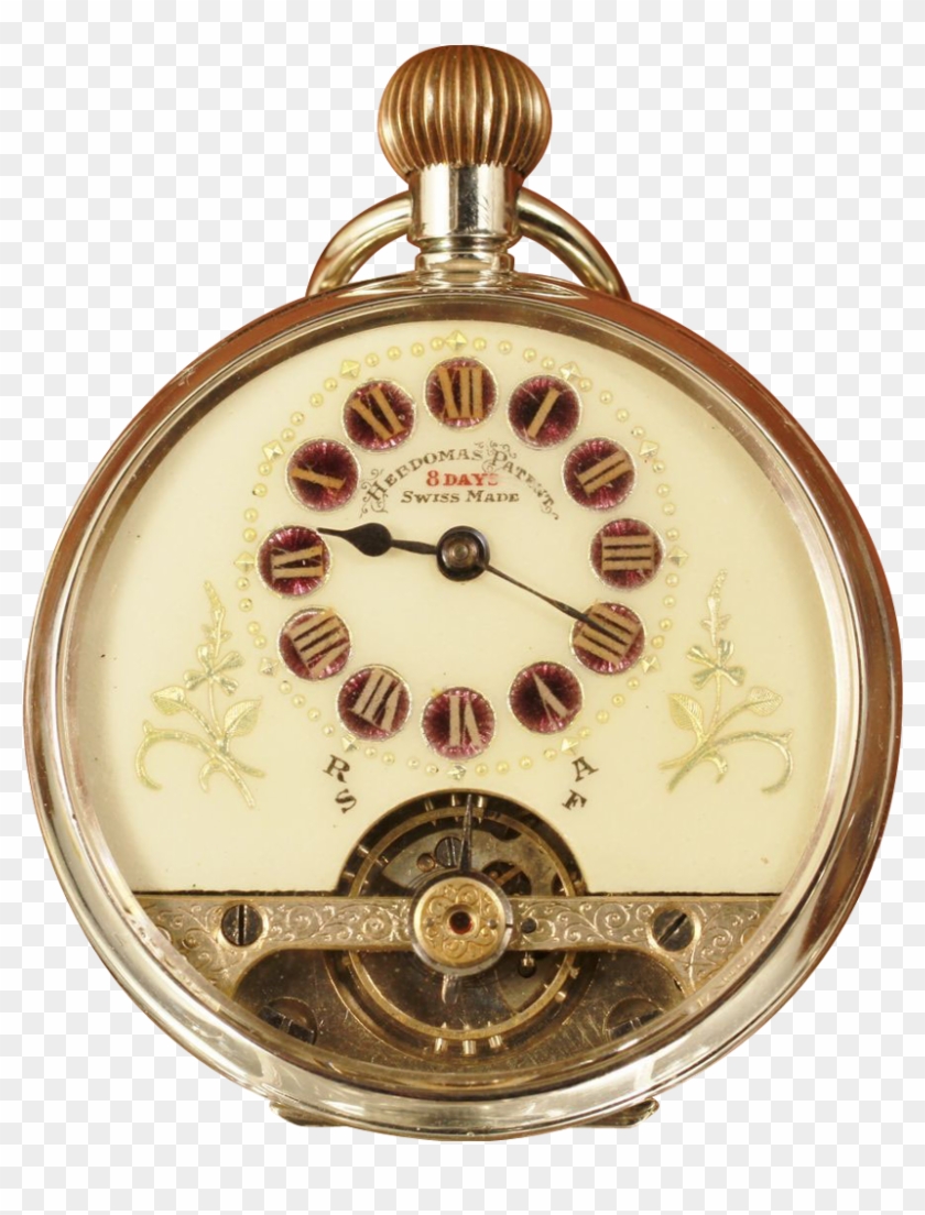 Schild & Cie Hebdomas Pocket Watch Circa 1916 To - Pocket Watch Clipart #1175486