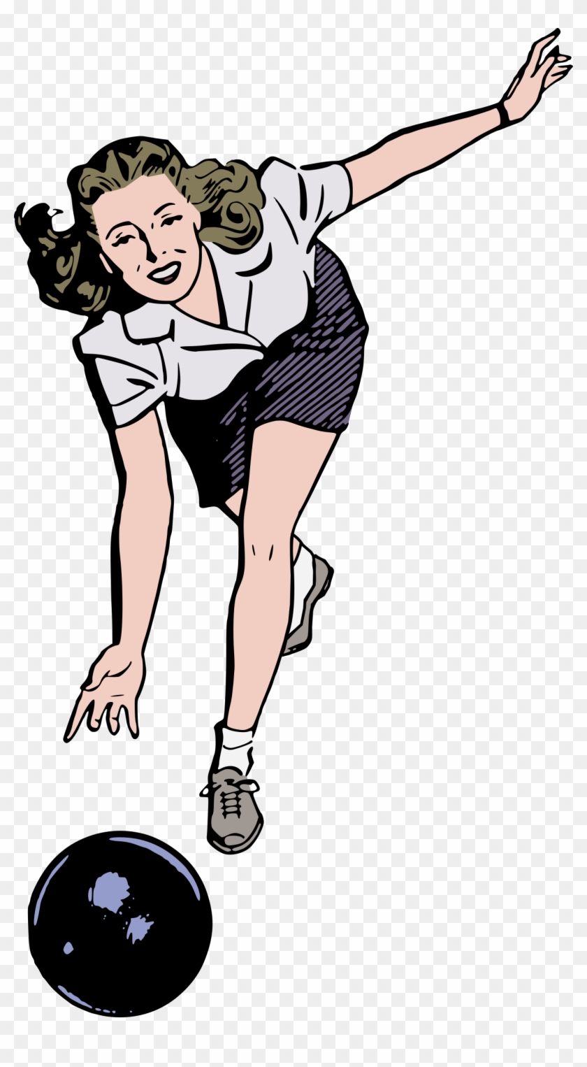 This Free Icons Png Design Of Bowling Woman Colour Clipart