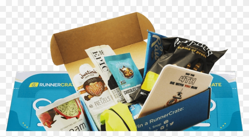 Running Gear, Healthy Snacks, And Running Challenges - Runner Crate Clipart