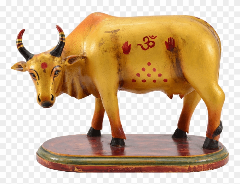 Golden Cow Figurine 1 - Golden Cow Clipart