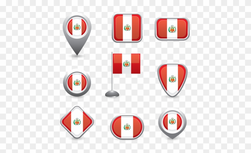 Peru Flag Icon - Free World Flags Icons Psd Clipart #1176572