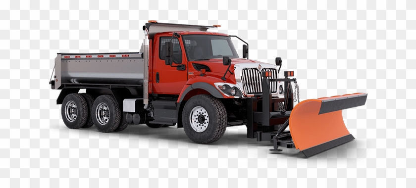 Snow Plows - Trailer Truck Clipart