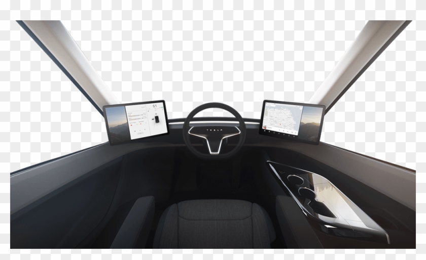 Tesla Semi Truck Interior - New Electric Semi Truck Tesla Clipart #1176743