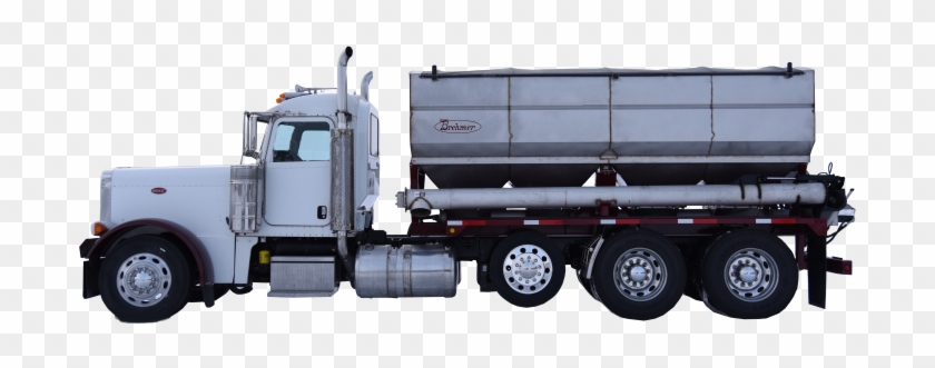 16 Ton Side Discharge Tender Truck - Trailer Truck Clipart #1176745