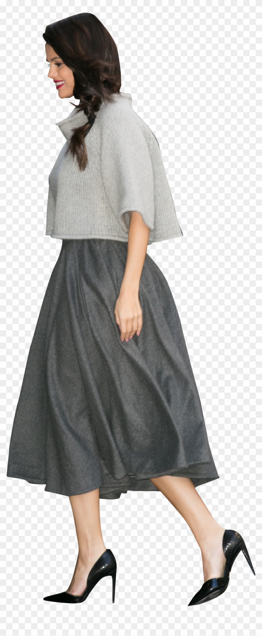 Dress Png, Gray Dress, Selena Gomez, Gray Dress Outfit, Clipart #1176953