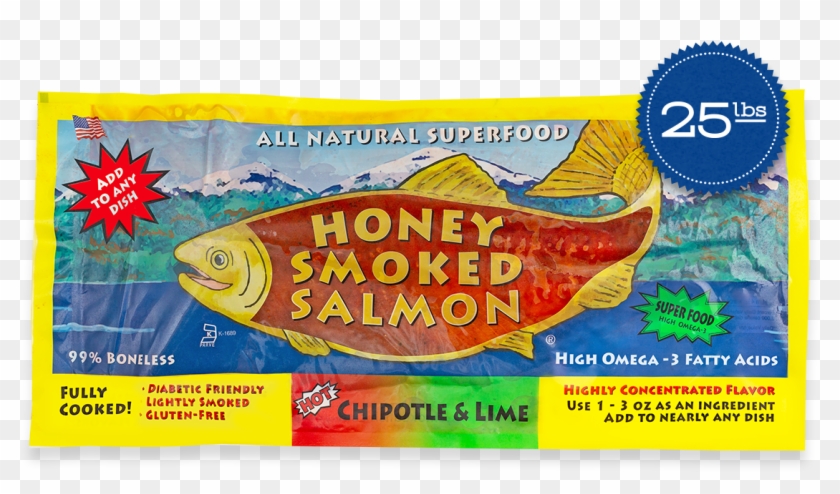 Single Chipotle & Lime Smoked Salmon Fillet 25lbs Clipart