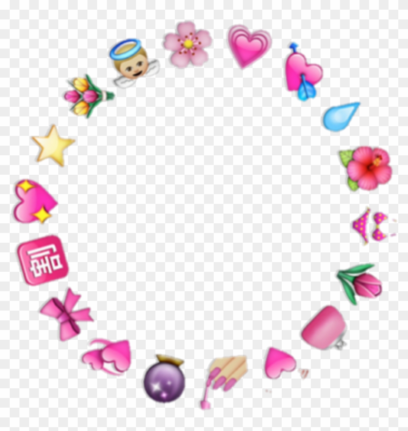 Emotions Tumblr Edit Freetoedit - Emoji Circle Png Transparent Clipart #1178775