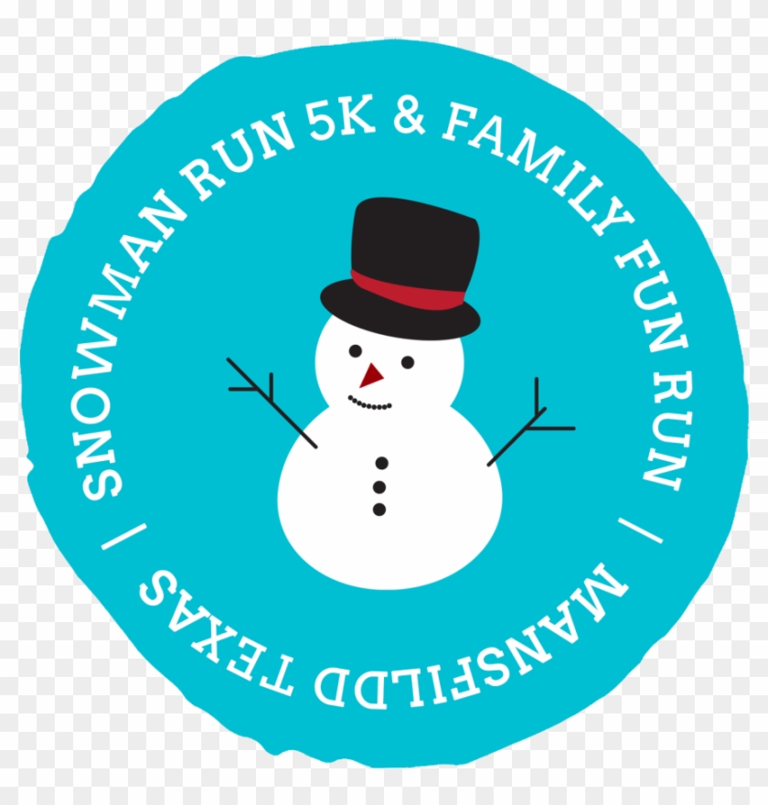 Snowman Run 5k And Family Fun Run - Snowman Clipart #1178975