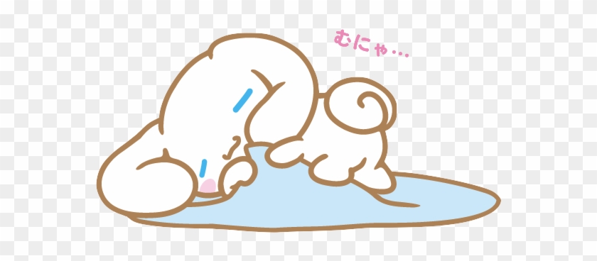 Cinnamoroll Transparent Sleeping - Sanrio Cinnamon Roll Transparent Clipart