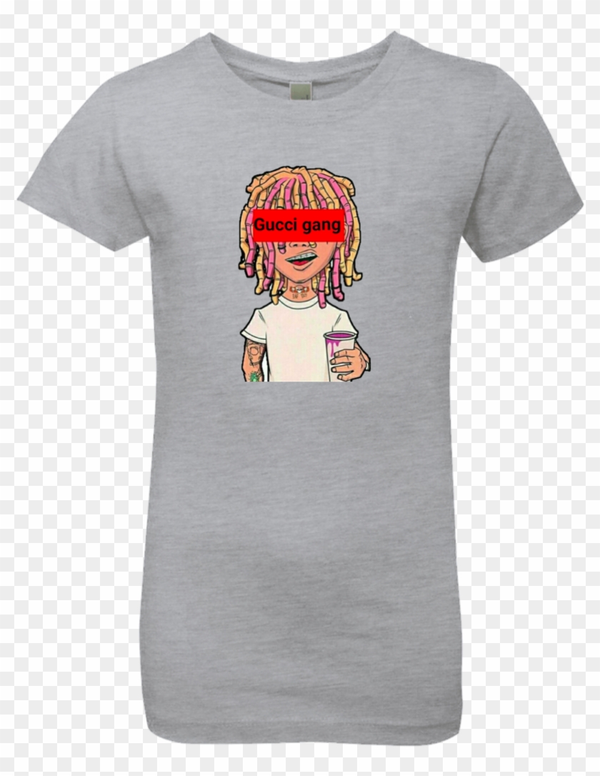 Lil Pump Gucci Gang Girls' Princess T Shirt T Shirts - Shirt Clipart #1179329