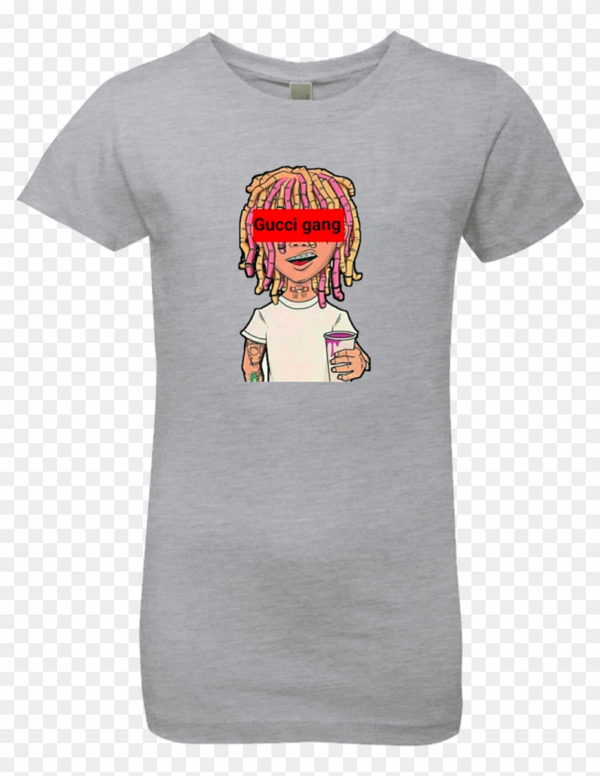 Lil Pump Gucci Gang Girls' Princess T Shirt T Shirts - Shirt Clipart