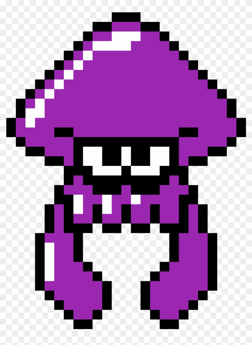 Squid Kid - Pixel Art Splatoon 2 Clipart