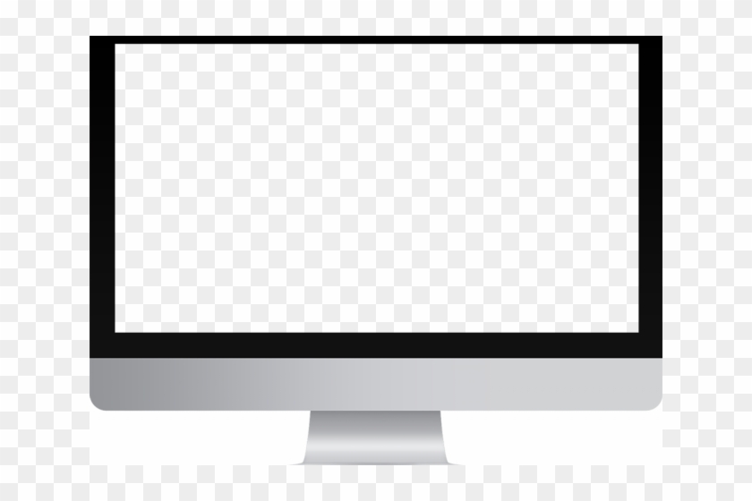 Computer Pc Clipart Desktop Mobile - Mac Image On White Background - Png Download