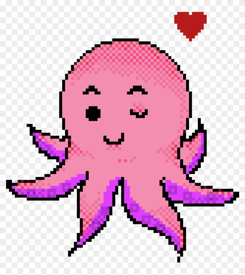 Cutie Squid - Illustration Clipart