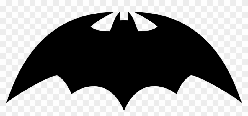 First Batman Symbol Download - Batman En Robin Logo Clipart #1179900