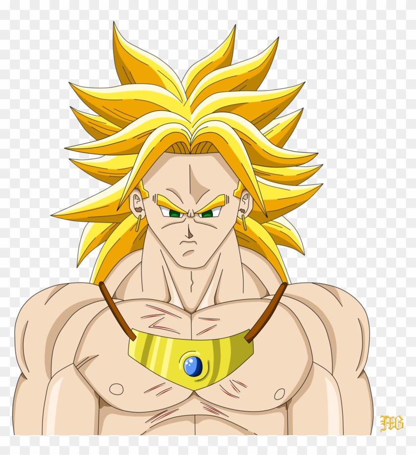 Some Broly Fan Art I Made, Hope You Guys Like It - Drawing Clipart #1180186