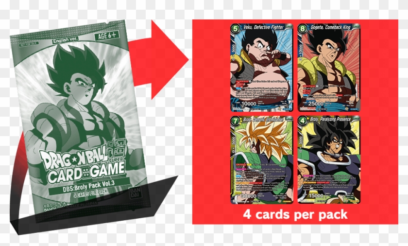 Broly Pack Vol - Dragon Ball Super Movie Broly Promo Clipart