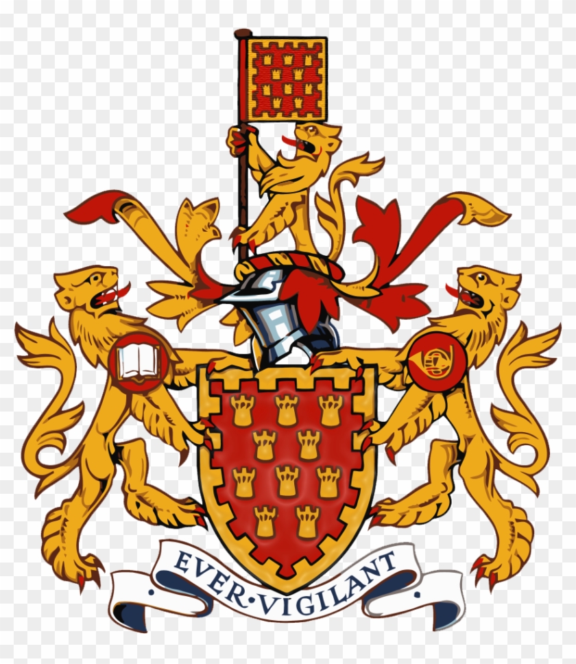 Coat Of Arms Of Greater Manchester - Manchester Coat Of Arms Official Clipart #1181420