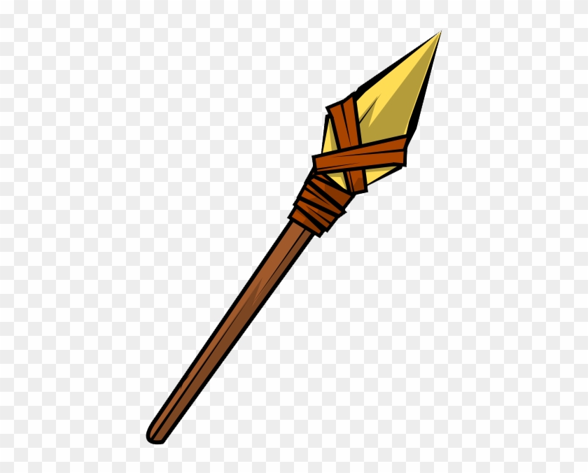 Free Indian Spear Clipart - Lanza De La Prehistoria - Png Download #1181623