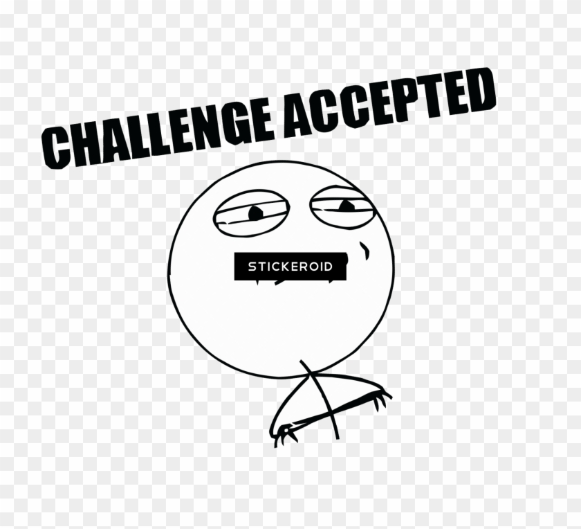 1777 X 1533 2 - Challenge Accepted Meme Clipart