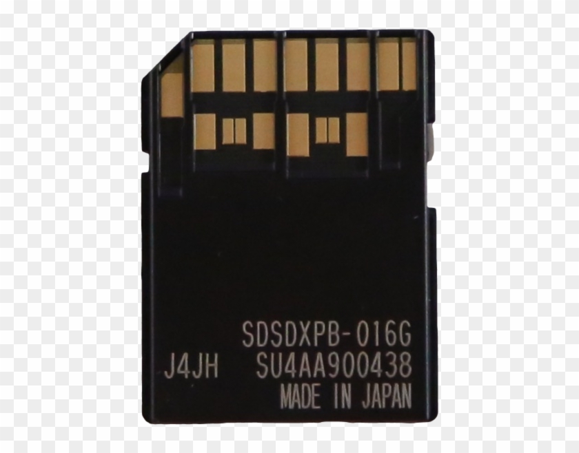 Sandisk Sd Card Back - Uhs Ii Card Clipart #1182364