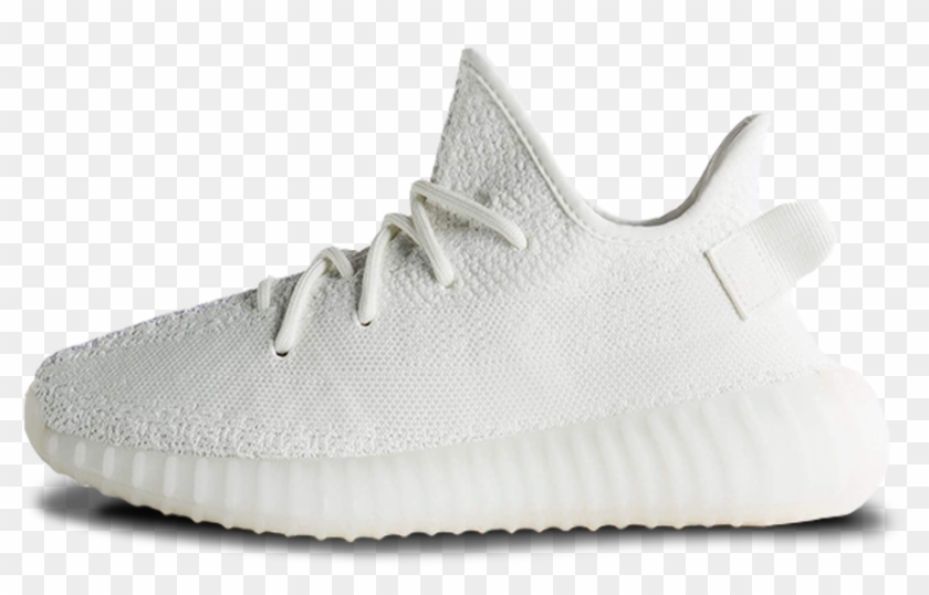 This Yeezy Boost 350 V2 Features An All White Primeknit - Slip-on Shoe Clipart #1182789