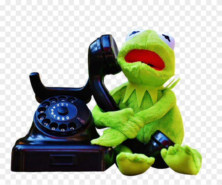 Kermit Frog Phone Clipart
