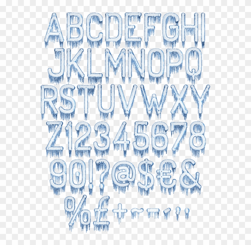 595 X 757 1 - Ice Font Clipart