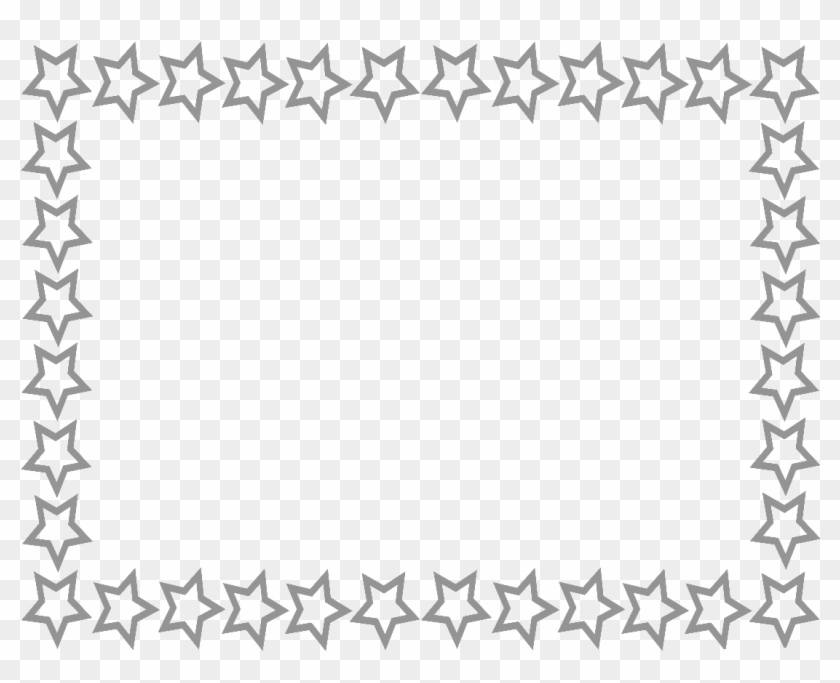Picture Freeuse Stock Star Page Navy Frames - Star Border Transparent Background Clipart #1183456