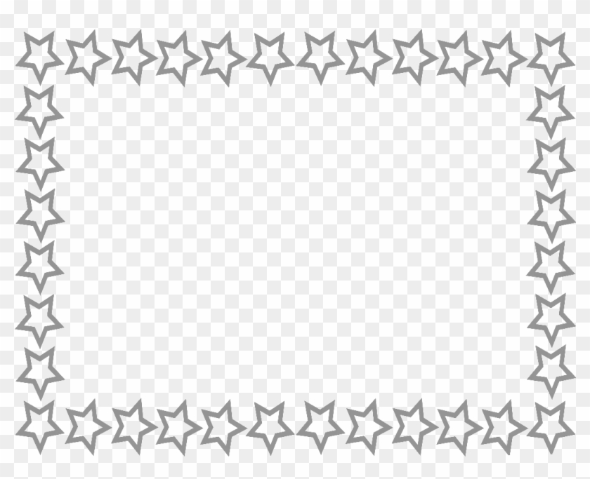 Picture Freeuse Stock Star Page Navy Frames - Star Border Transparent Background Clipart #1183456