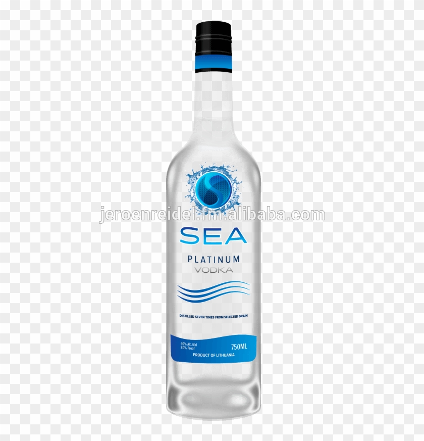 Sea Vodka - Sea Platinum Vodka Clipart