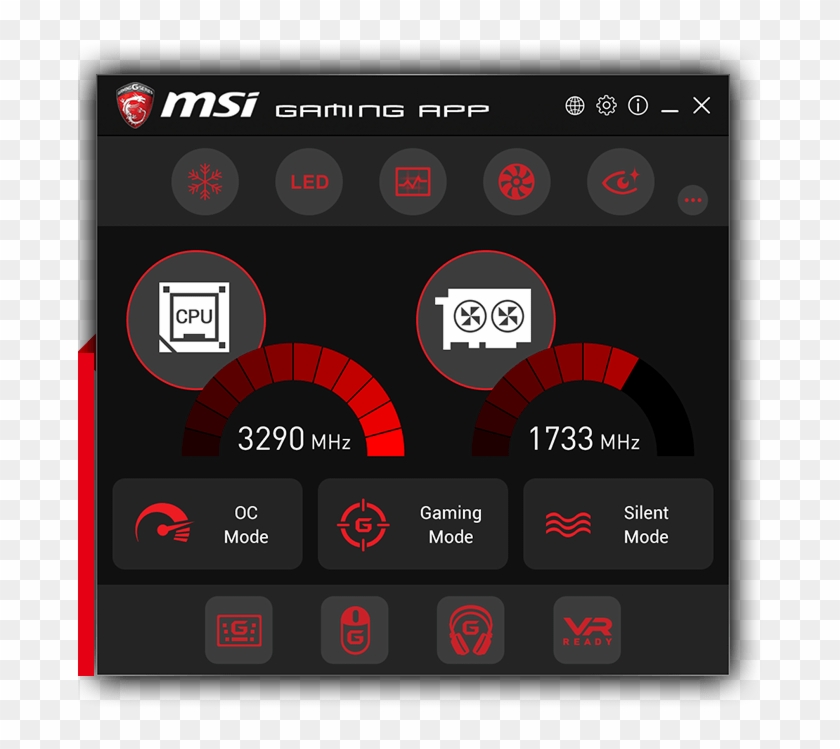 Geforce Gtx 1070 Gaming X 8g - Msi Gaming App 1050 Ti Clipart #1183787