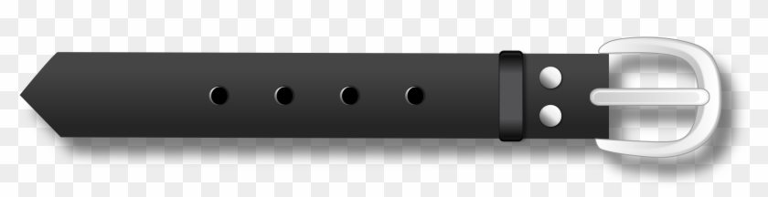 Clip Arts Related To - Long Belt Clipart Black And White - Png Download
