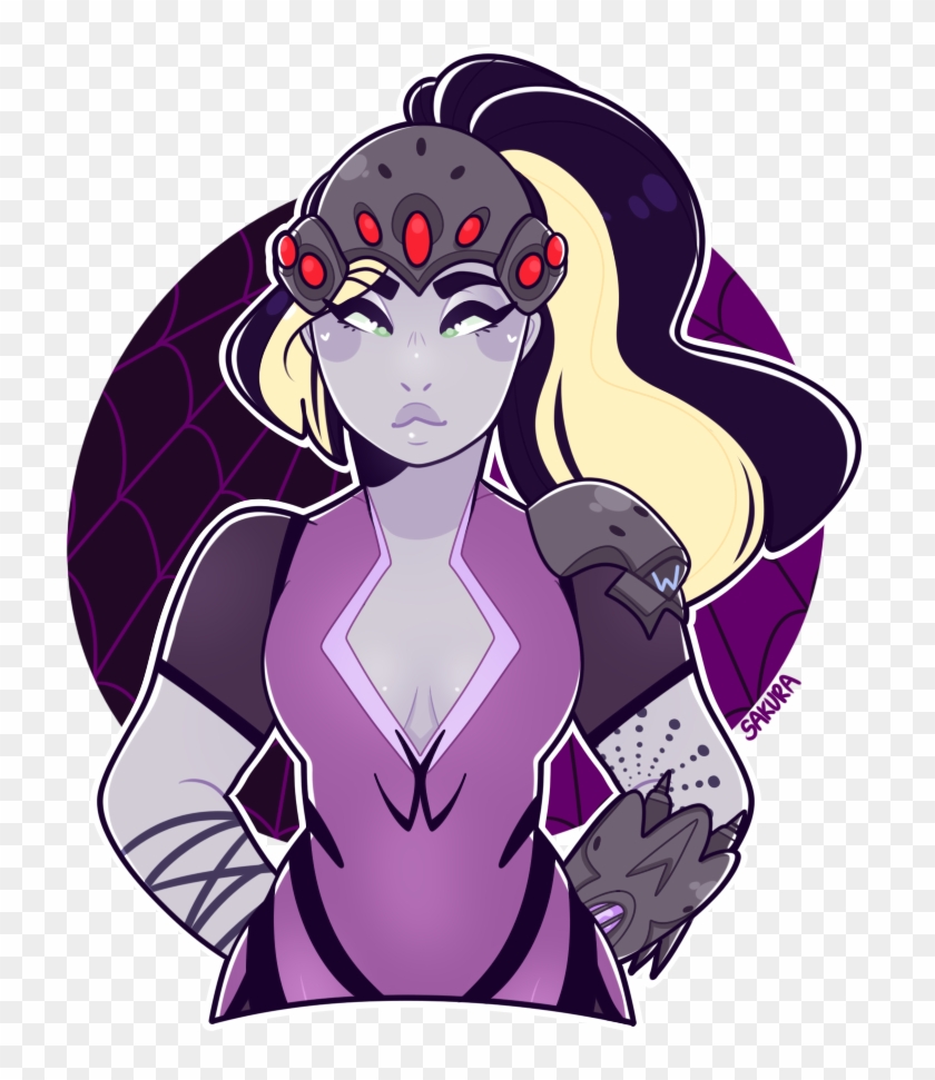 “ Doodled Suzy As Widowmaker ” - Cartoon Clipart #1184179