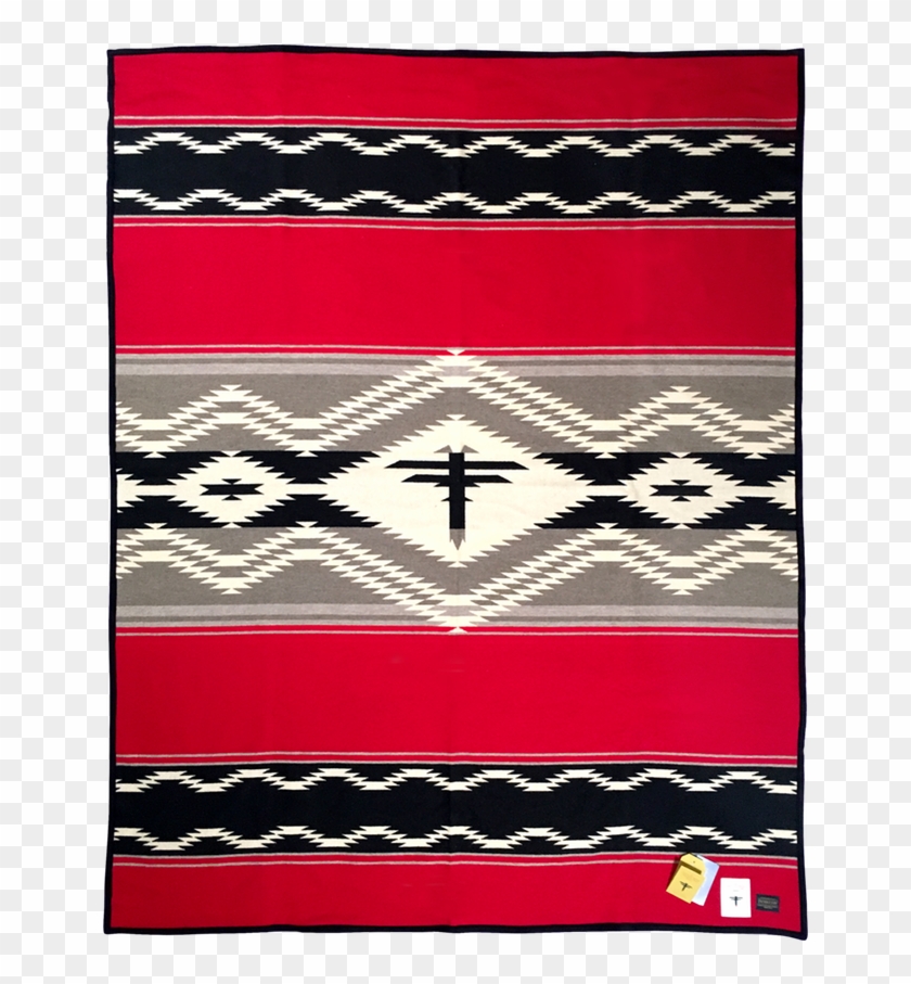 Navajo Water Blanket - Red Navajo Pendleton Blanket Clipart #1184387