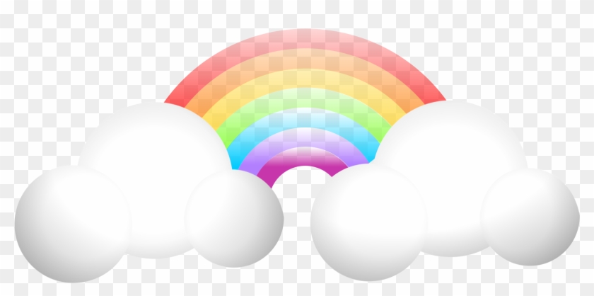This Free Icons Png Design Of Cloud & Rainbow Clipart #1184441
