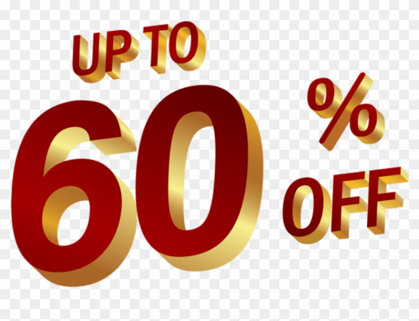 60 Percent Discount Png - Portable Network Graphics Clipart #1185239