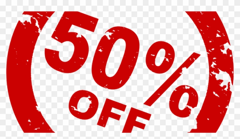 50 Off Discount Png - Sign Clipart