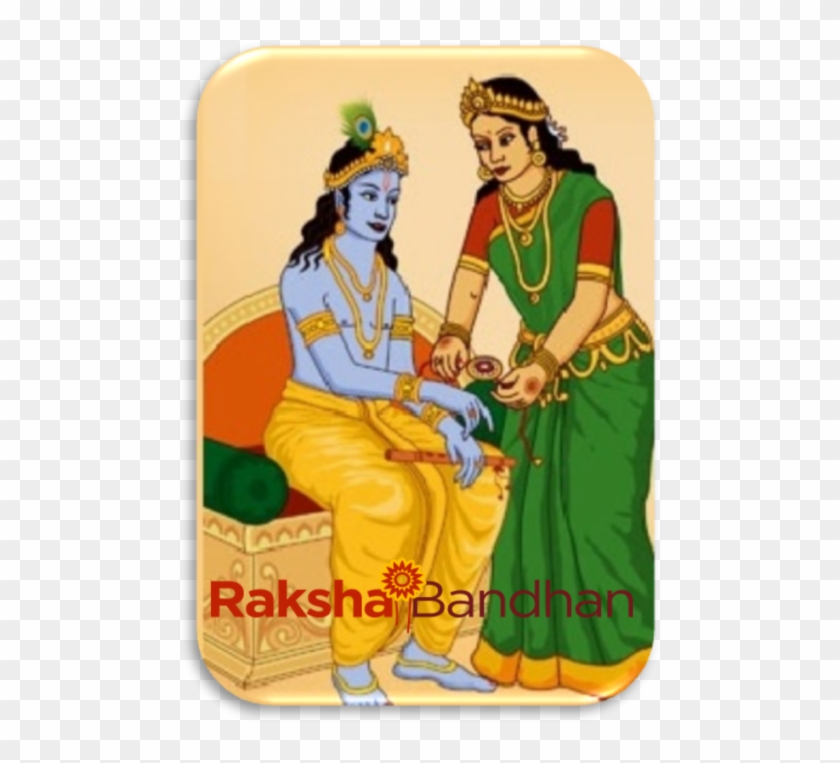 59 Activities - Raksha Bandhan Krishna And Draupadi Clipart #1185574