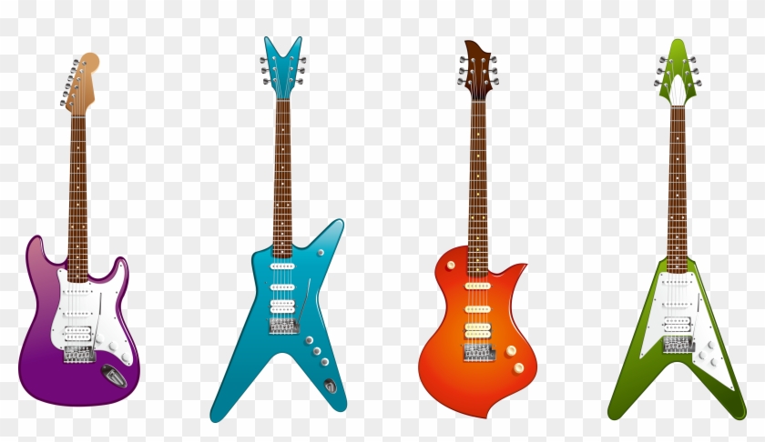 Instruments Huge Freebie Download For Powerpoint - Electric Guitars Clipart - Png Download #1185602