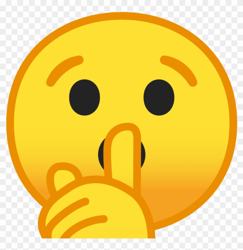 Shushing Face Icon - Silence Is The Best Answer Of All Questions Clipart