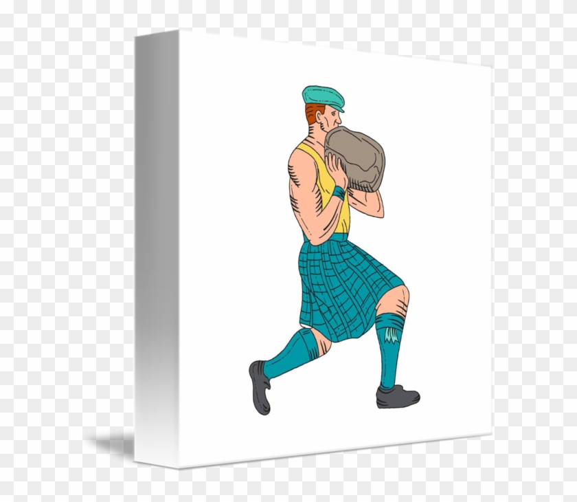606 X 650 6 - Highland Games Drawing Clipart #1185800