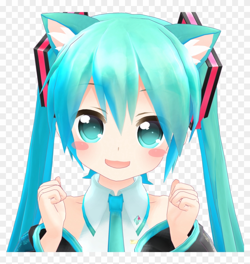 View Fullsize Hatsune Miku Image - Anime De Chicas Feliz Clipart